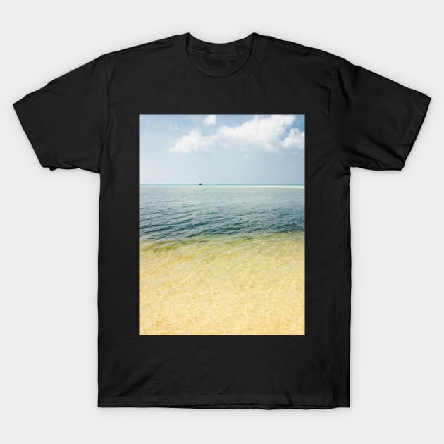 Floating House on Ocean T-Shirt by visualspectrum